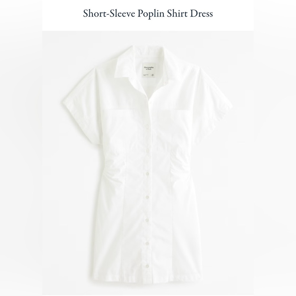 Abercrombie & Fitch White Mini Dress